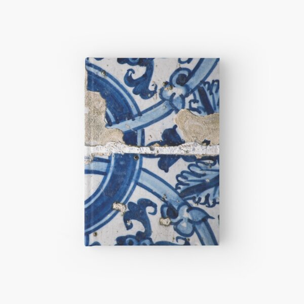 Portuguese glazed tiles, azulejo Hardcover Journal