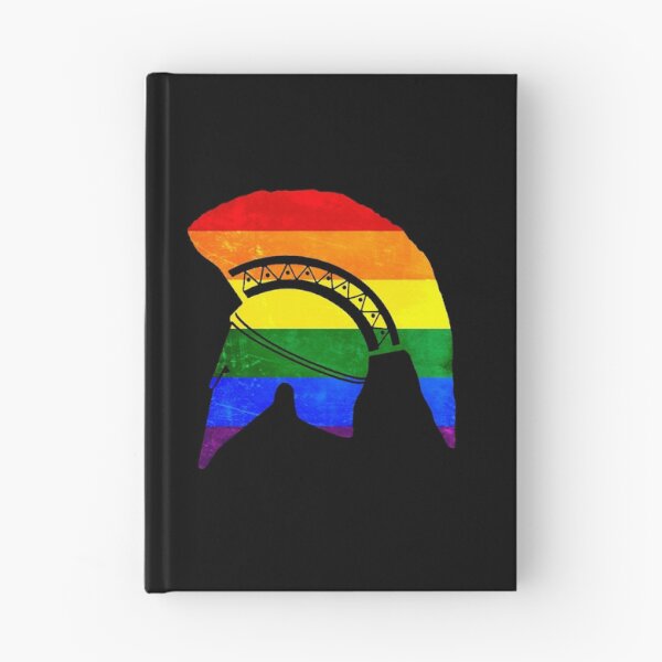 Item preview, Corinthian helmet (Gay pride flag) designed and sold by DotorEaon.