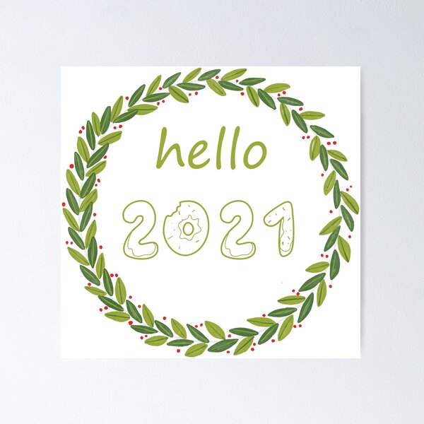 Item preview, Hello 2021 designed and sold by rejebolla.