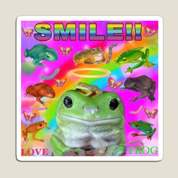 Item preview, Frog smiling  designed and sold by Maddy Morgan.