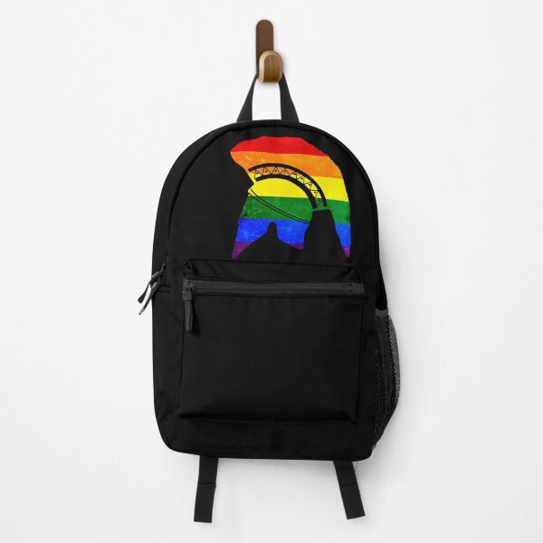 Item preview, Corinthian helmet (Gay pride flag) designed and sold by DotorEaon.