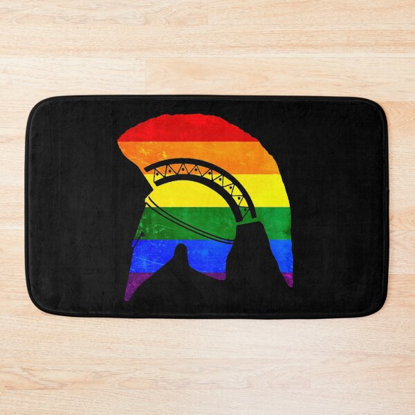 Item preview, Corinthian helmet (Gay pride flag) designed and sold by DotorEaon.