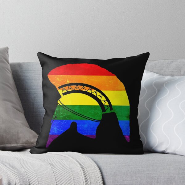 Item preview, Corinthian helmet (Gay pride flag) designed and sold by DotorEaon.