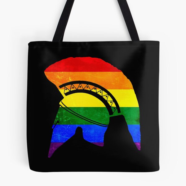 Item preview, Corinthian helmet (Gay pride flag) designed and sold by DotorEaon.