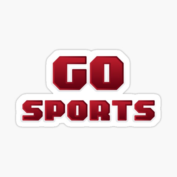 Item preview, GO SPORTS (Red) designed and sold by SarcasticWords.