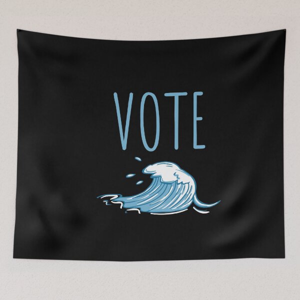 Item preview, Vote Blue, Vote Against Trump 2020, Blue Wave designed and sold by aronia.