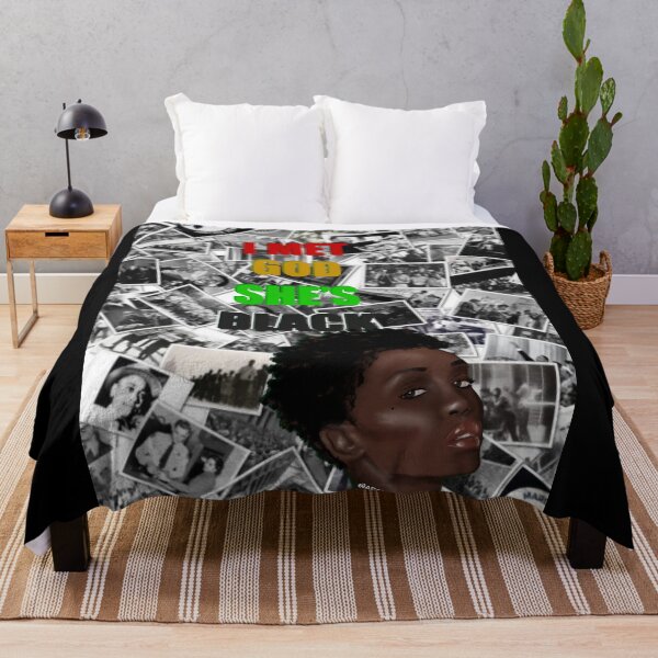 Item preview, I MET GOD, SHE’S BLACK - CIVIL RIGHTS designed and sold by ArtBecomesHer2.