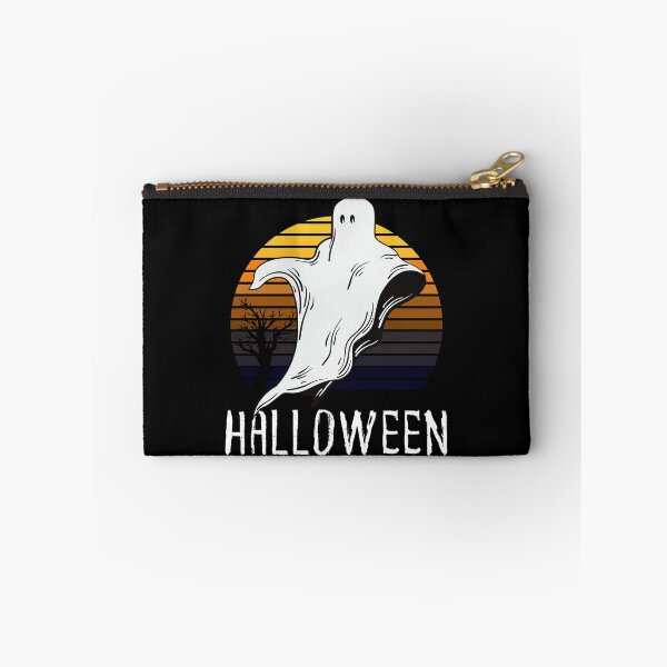 Item preview, Ghost in front of Halloween Sunset designed and sold by WriteThatDown.