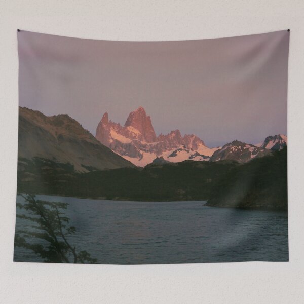 Item preview,  Sunrise alpenglow at Mount Fitz Roy designed and sold by stevepaint.