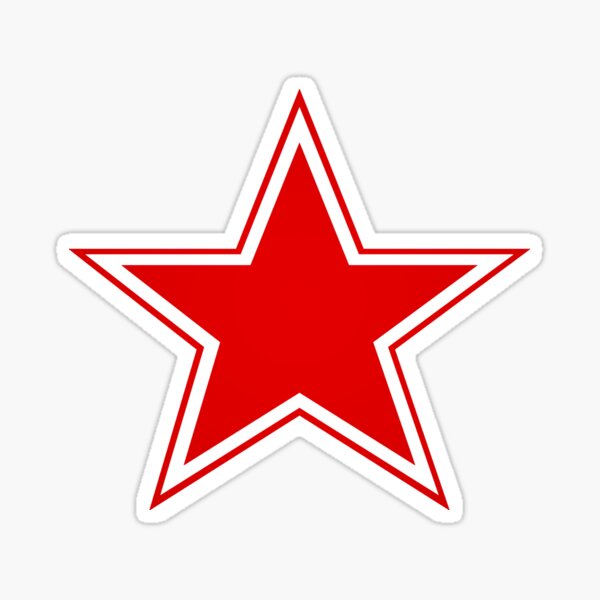 "Russian Star" Sticker for Sale by Stepz2007 | Redbubble