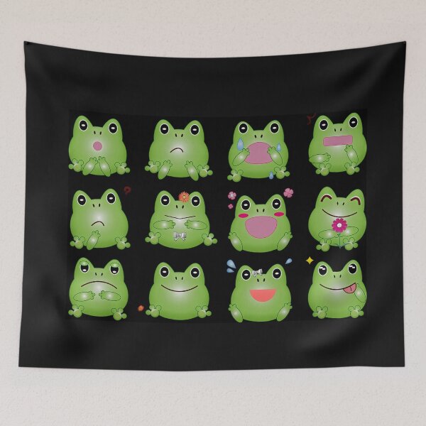 Item preview, Nice Frogs pets animals sweet cute full face funny cartoon designed and sold by Coolstuff4you71.