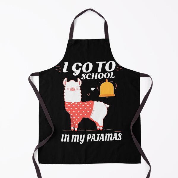 Item preview, I Go To School In My Pajamas Home School  funny Llamas designed and sold by Farid94.
