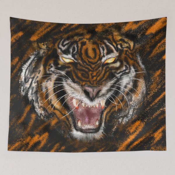 Item preview, tiger designed and sold by theerraticmind.