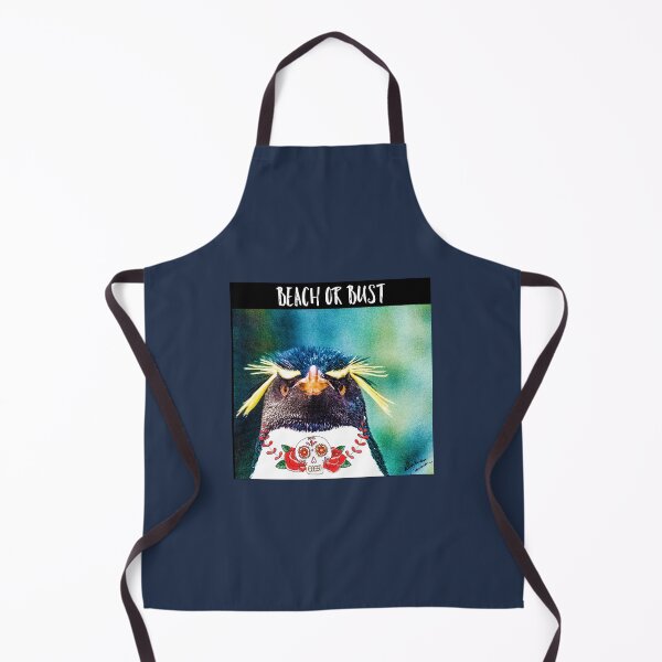 Item preview, Crested Penguin, “Beach or Bust” designed and sold by Darlene Cameron.
