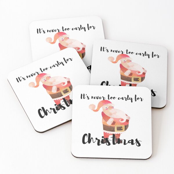 Item preview, It’s Never Too Early For Christmas Santa designed and sold by Sunny Collections.