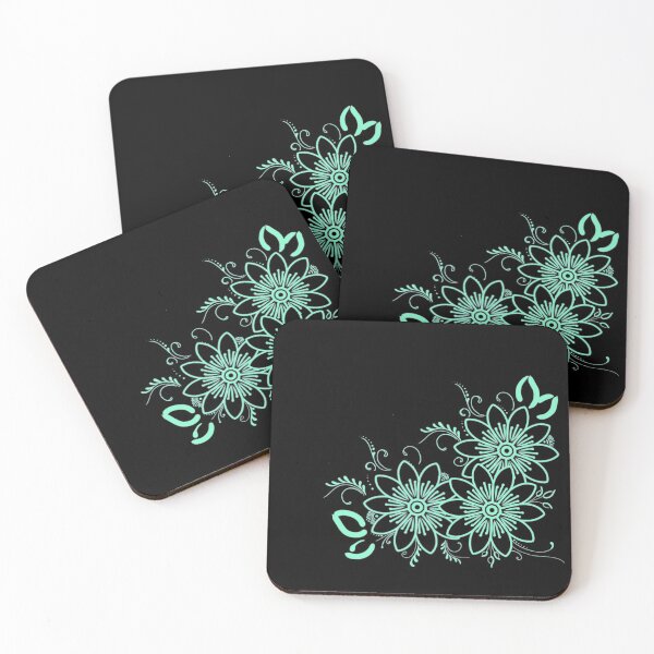 Item preview,  Floral Design Mint Green designed and sold by roostreasures.