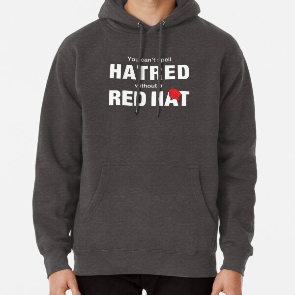 red maga hoodie