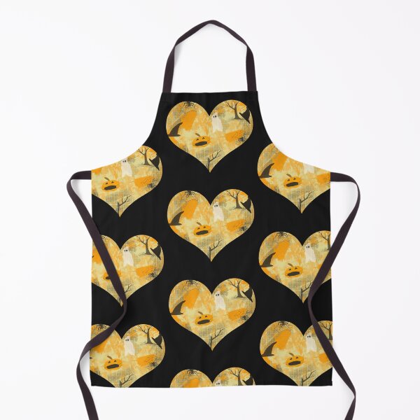 Item preview, Halloween Pattern Heart Shape Party Design designed and sold by AMSonArt.