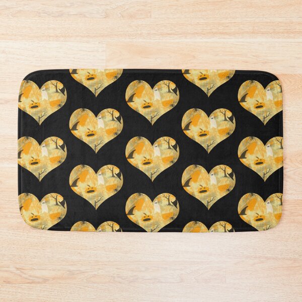 Item preview, Halloween Pattern Heart Shape Party Design designed and sold by AMSonArt.
