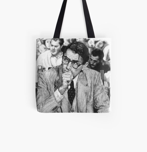 Atticus Allover-Print Tote Bag