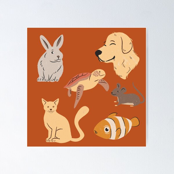 Item preview, Cute Assorted Animals designed and sold by luizard.