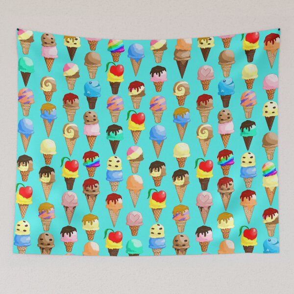 Item preview, Ice cream Machine Pattern teal designed and sold by Maysoulrose.