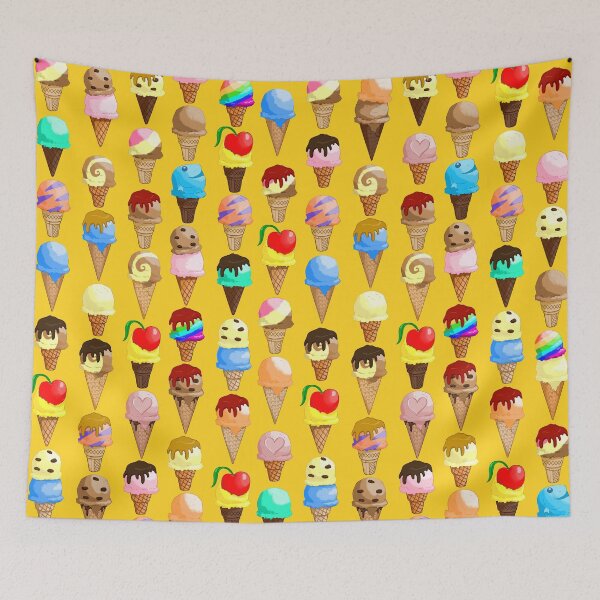 Item preview, Ice cream Machine Pattern yellow designed and sold by Maysoulrose.