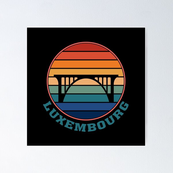 Item preview, Luxembourg Landmark Silhouette Luxembourg Travel Souvenir designed and sold by TeeHome.