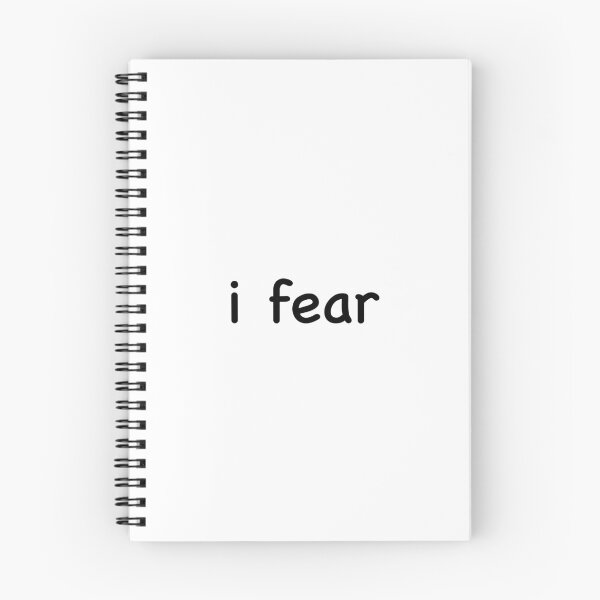 Item preview, i fear - Black Version designed and sold by AceLlama.