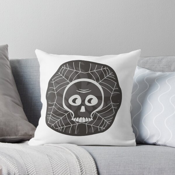 Item preview, Halloween pattern. Skull and spider web. designed and sold by floraaplus.
