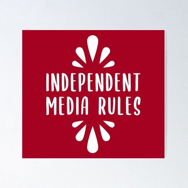 Item preview, Independent Media Rules designed and sold by BlueZenStudio.
