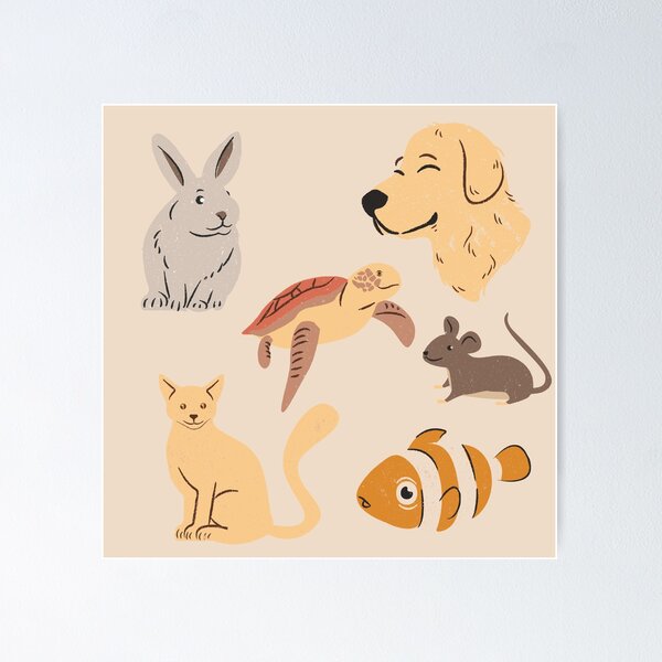 Item preview, Cute Assorted Animals designed and sold by luizard.