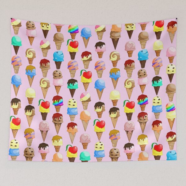 Item preview, Ice cream Machine Pattern light pink designed and sold by Maysoulrose.