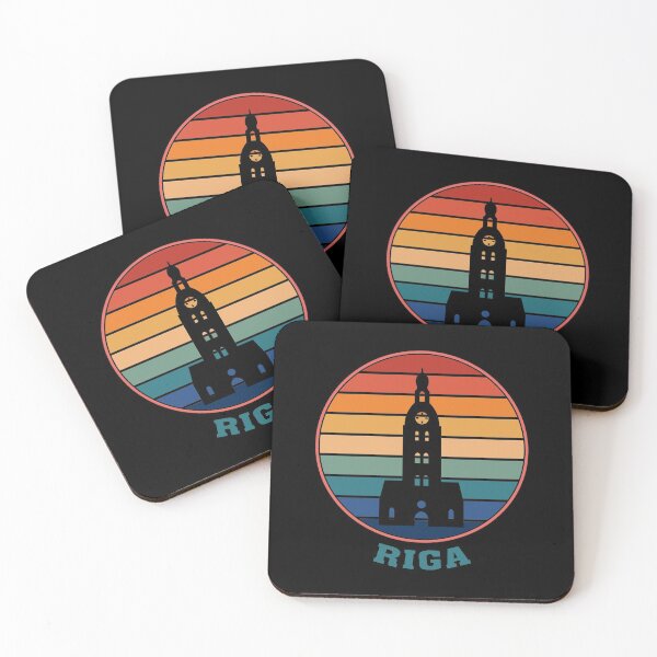 Item preview, Riga Landmark Silhouette Latvia Travel Souvenir designed and sold by TeeHome.