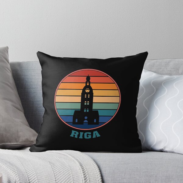 Item preview, Riga Landmark Silhouette Latvia Travel Souvenir designed and sold by TeeHome.