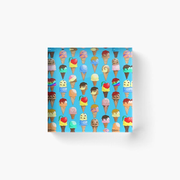 Item preview, Ice cream Machine Pattern Blue designed and sold by Maysoulrose.
