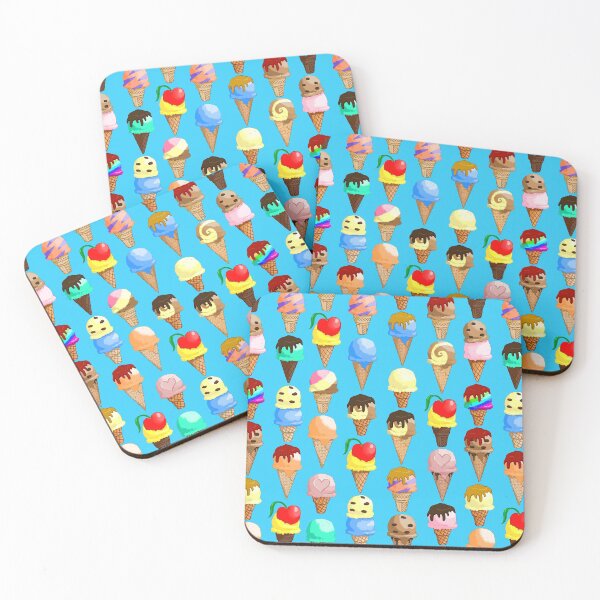 Item preview, Ice cream Machine Pattern Blue designed and sold by Maysoulrose.