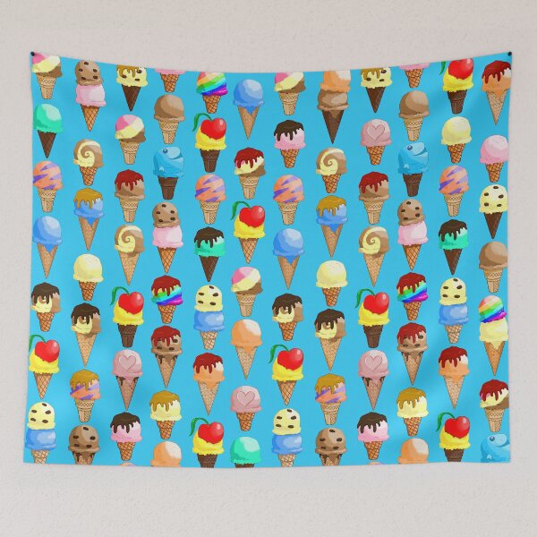 Item preview, Ice cream Machine Pattern Blue designed and sold by Maysoulrose.