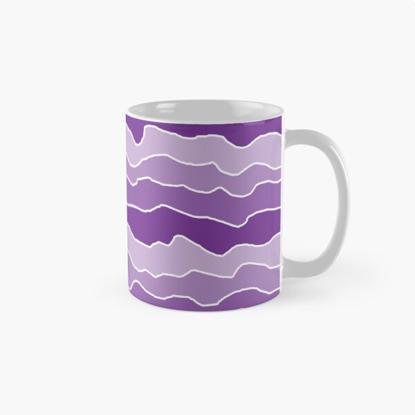 Item preview, Purple with White Squiggly Lines designed and sold by ShelleyYlstArt.