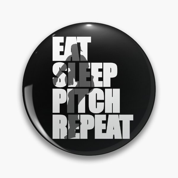 Item preview, Baseball Eat Sleep Pitch Repeat designed and sold by bioville.