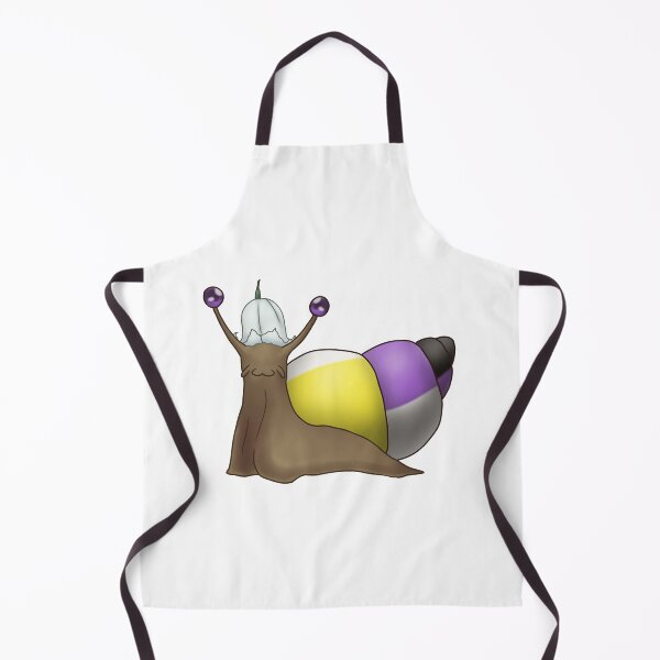 Item preview, Nonbinary Enby Pride Snail with Flower Hat designed and sold by PrideSnails.
