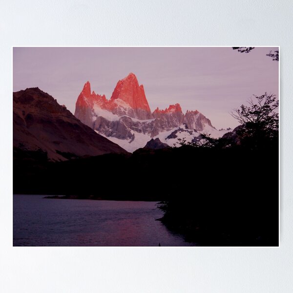 Item preview, Alpen glow on Mount Fitz Roy designed and sold by stevepaint.