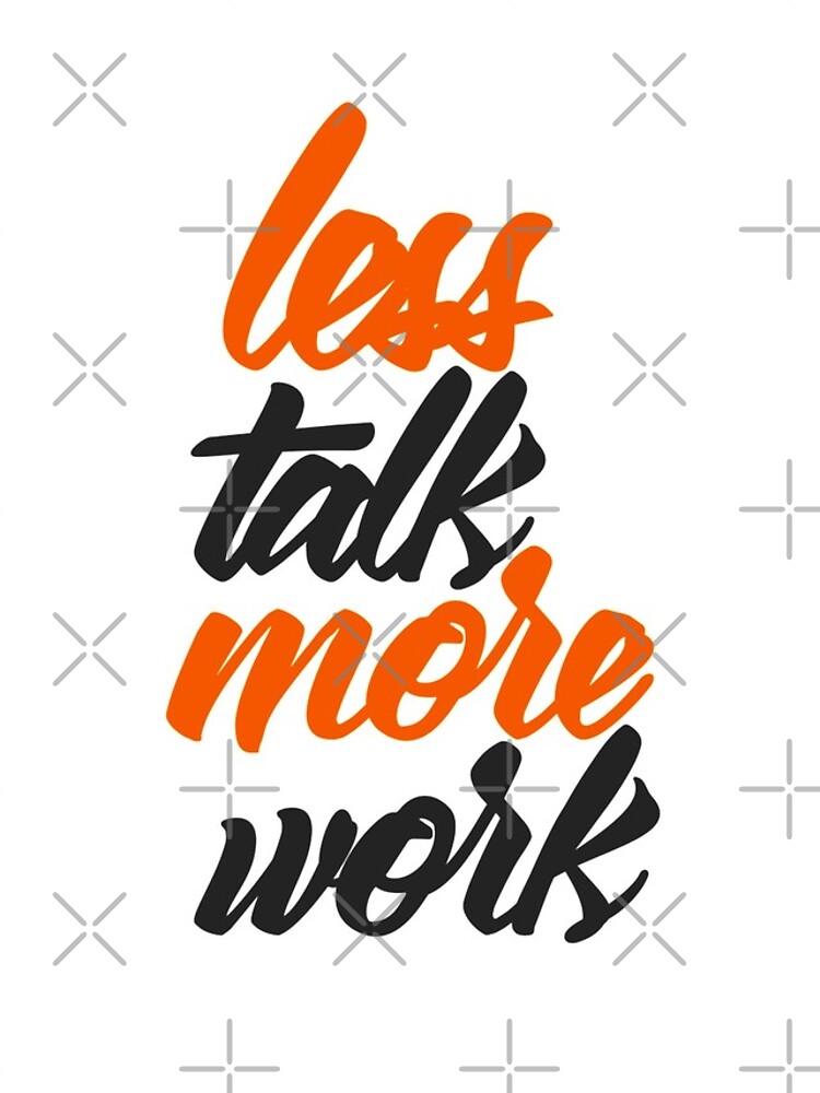 Thumbnail 4 of 4, iPhone Case, Less Talk More Work designed and sold by RemmysDesigns.