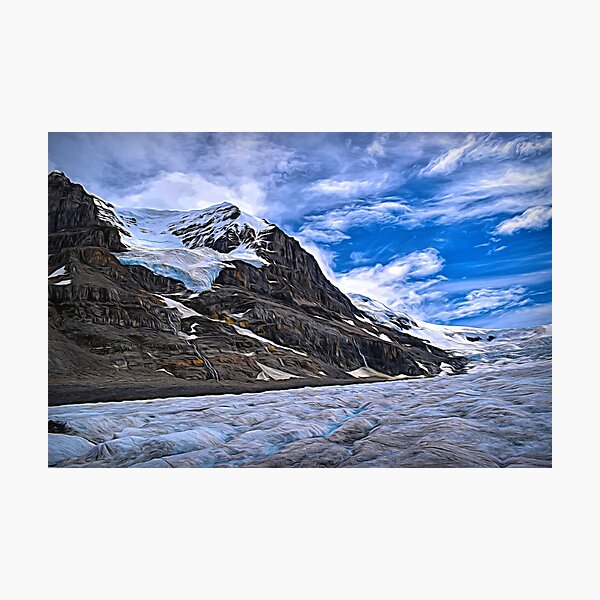 Item preview, Along the glacier illustration designed and sold by CanadianWild418.