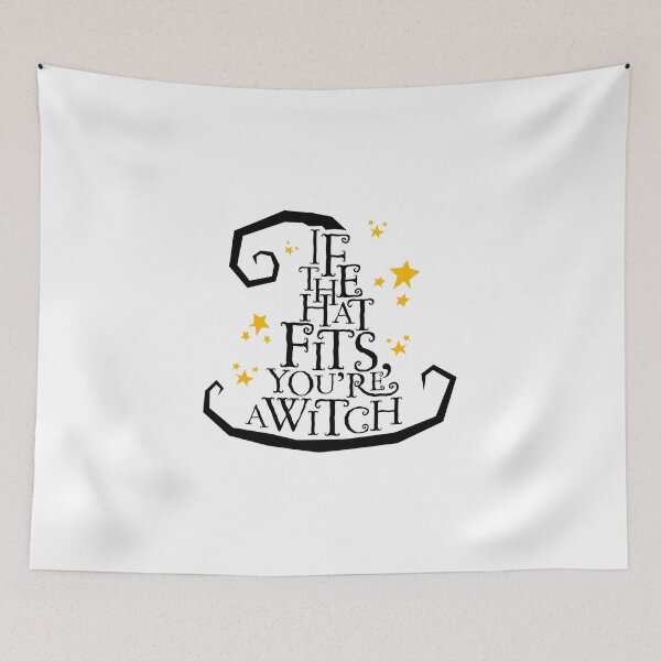 Item preview, 'If The Hat Fits, You're A Witch' Halloween Design designed and sold by Rodney's Marketplace.