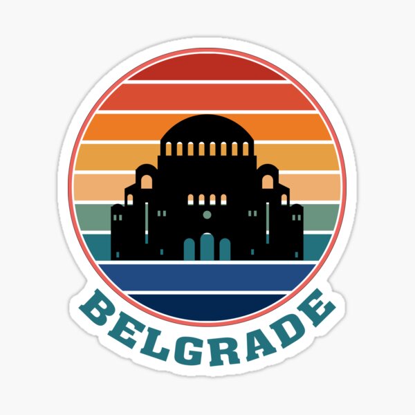 Item preview, Belgrade Landmark Silhouette Serbia Travel Souvenir designed and sold by TeeHome.