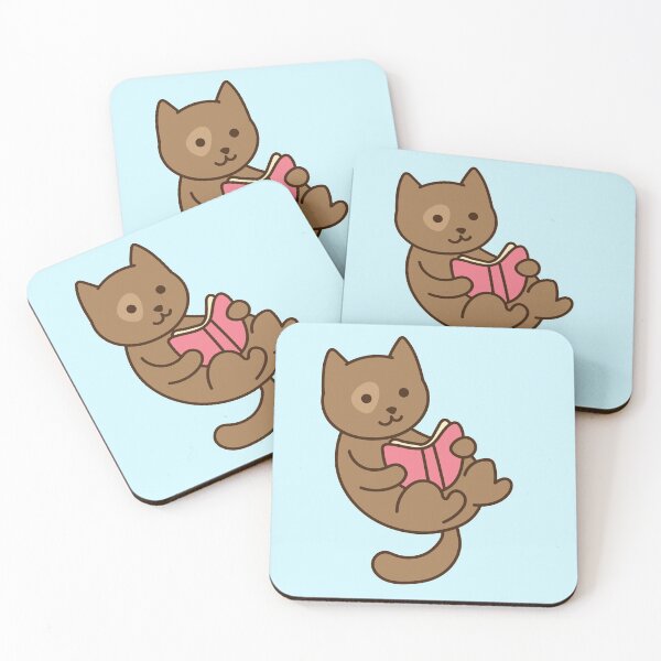 Item preview, Bookworm Cat designed and sold by AllyArtDesigns.