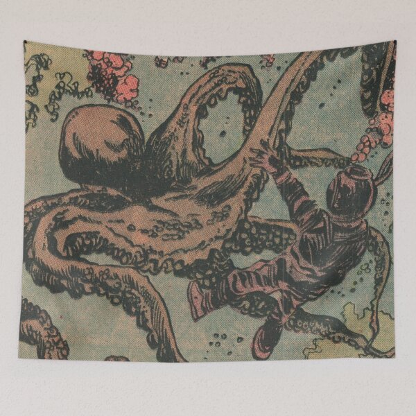 Item preview, Octopus Attack - Vintage Retro Pop Art Comic designed and sold by elevens.