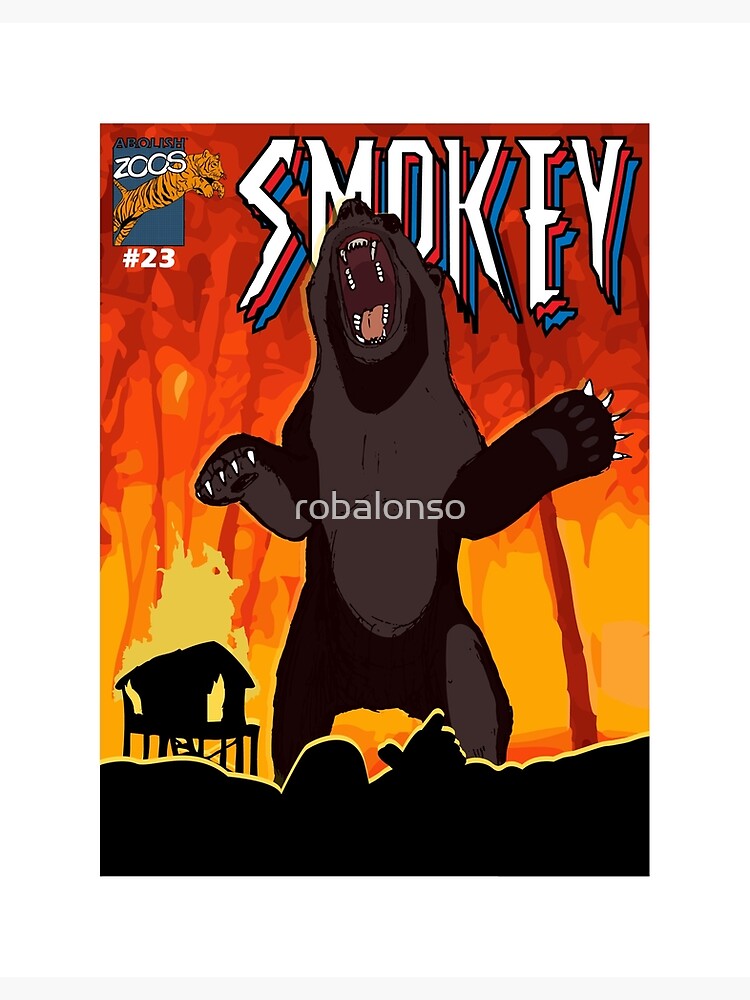 Smokey The Bear Forest Fire Comic Book Poster By Robalonso Redbubble 9439