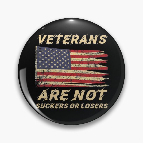 Item preview, Veterans Are not Losers 2020, Vintage Patriotic Flag, Presidential Campaign designed and sold by aronia.